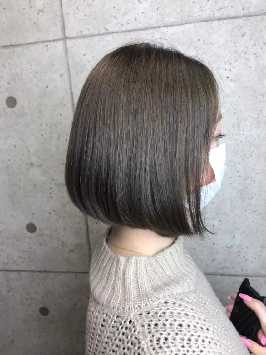 グレーフルカラー➕カットの写真