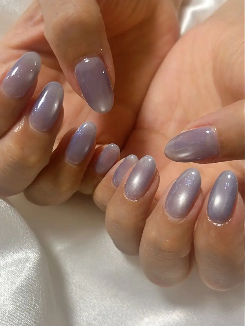 ネイル オーロラネイル フットネイル フレンチネイル ジェルネイル マグネットネイル ハンドネイル kiki nail たまプラーザのネイルデザイン