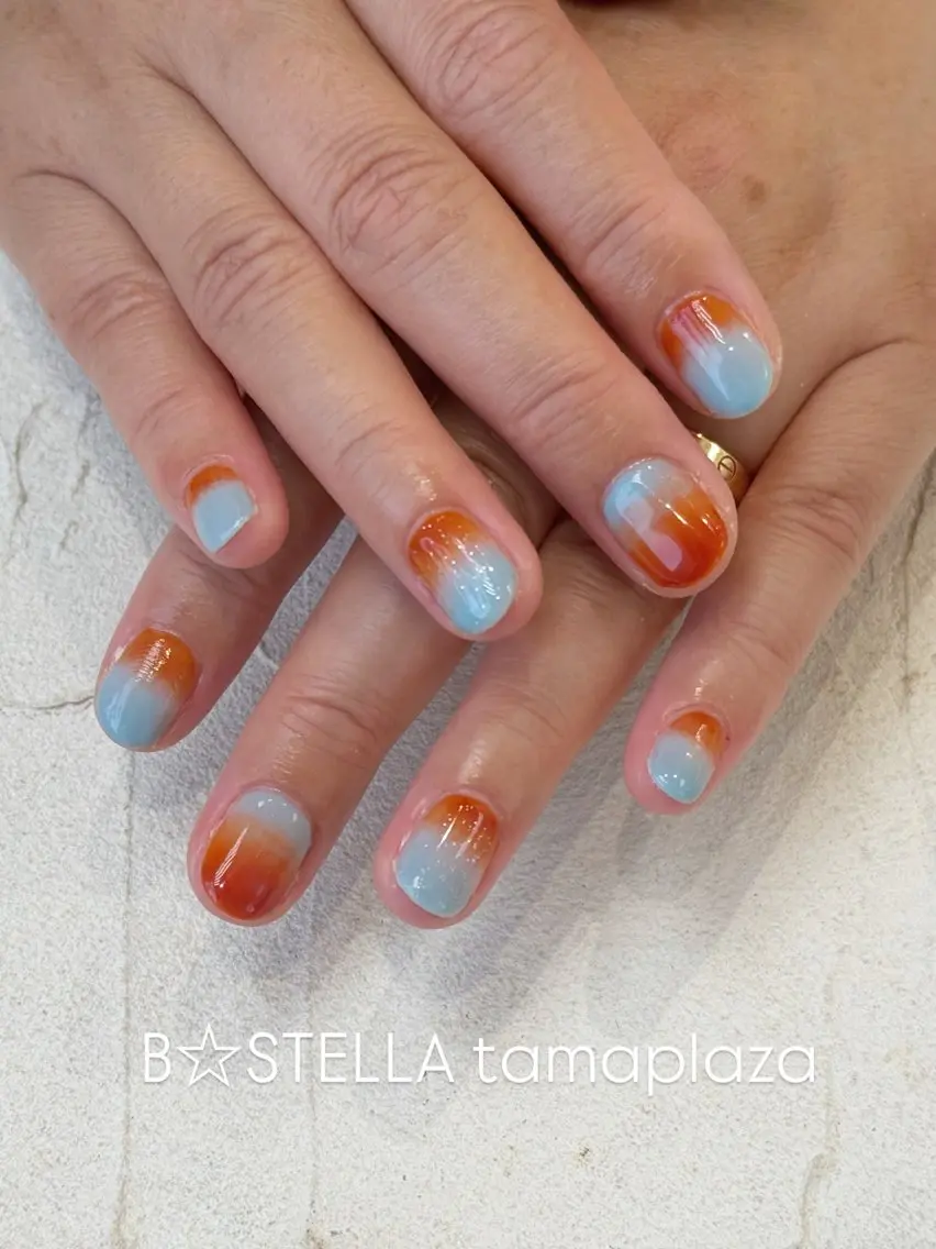 ネイル グラデーション B☆STELLA たまプラーザ  高橋のネイルデザイン