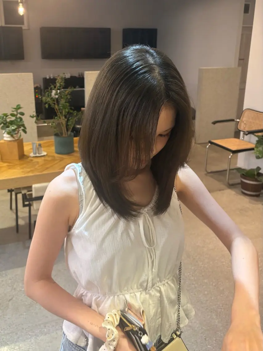 ミディアム トリートメント ヘッドスパ sae /似合せカラー🫧のヘアスタイル