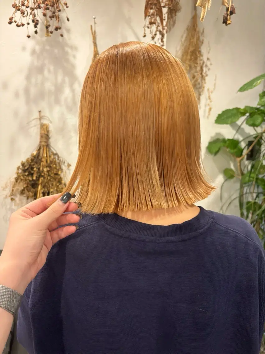 ショート カラー カット ヘアカラー トリートメント botan🪷☆*。 レ ナのヘアスタイル