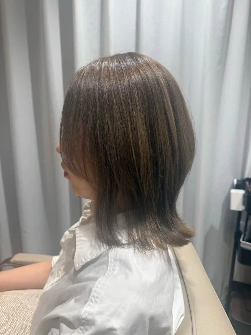 ミディアム カラー ✨インナーカラー/ ✨ボブ/高梨☁️のヘアスタイル