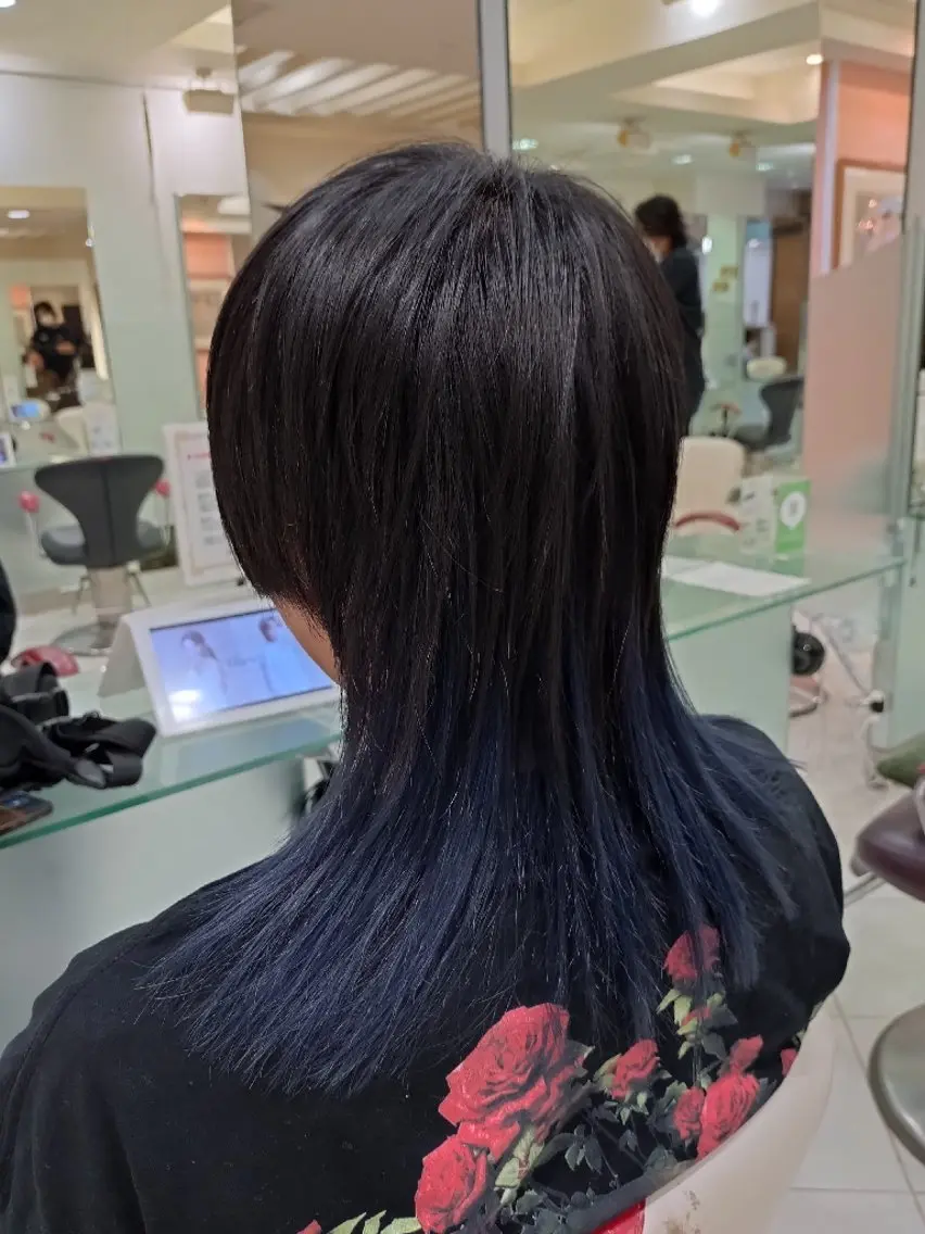 ミディアム ヘアアレンジ メンズ メンズウルフカット ウルフカット 🐺デザインウルフ / 一ノ瀬 凌🐺のヘアスタイル