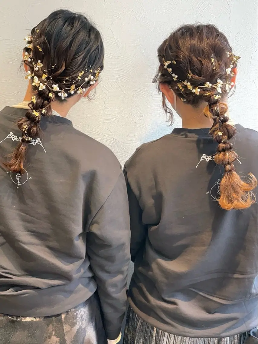 セミロング ヘアアレンジ 札幌 ヘアアレンジ 🍎 タナカセリナのヘアスタイル