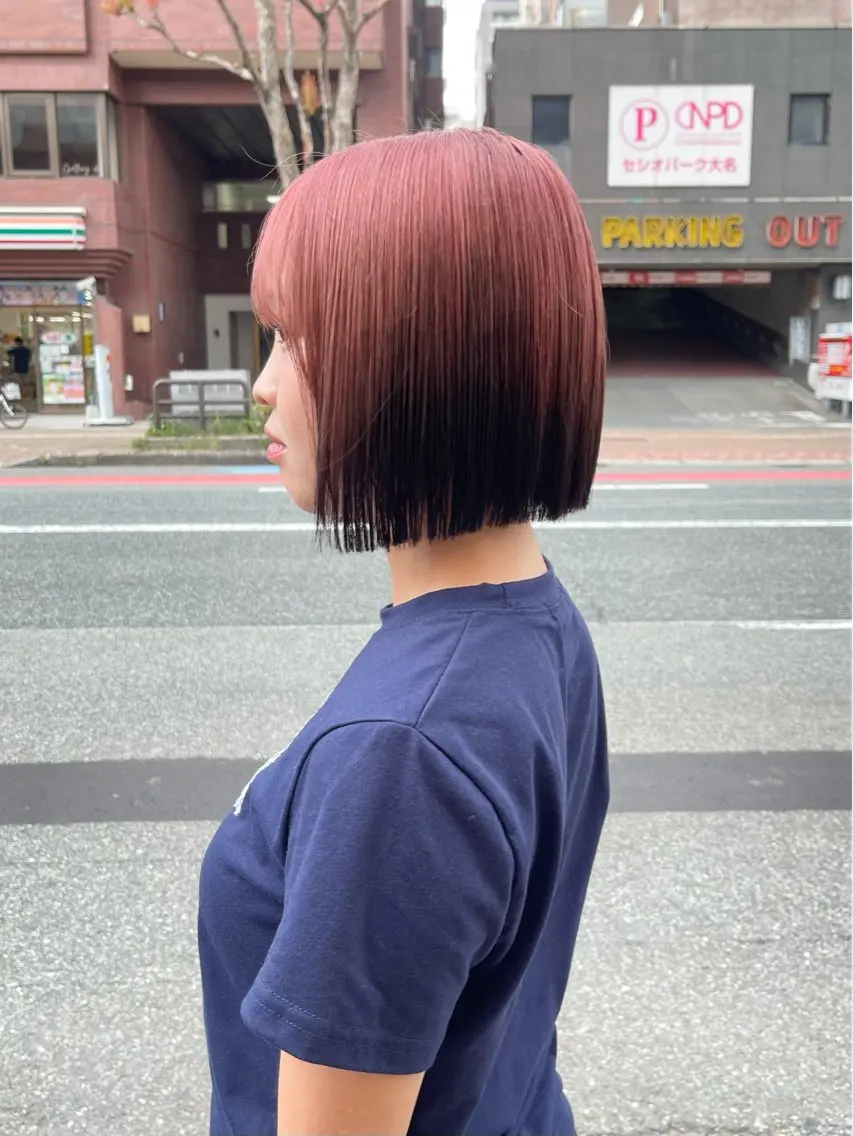 ショート ヘアカラー トリートメント 園田 渉 ◤SHIKIO◢のヘアスタイル