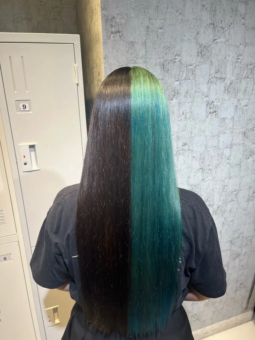 セミロング カラー ヘアカラー ✨髪質改善カラー✨ ななみのヘアスタイル