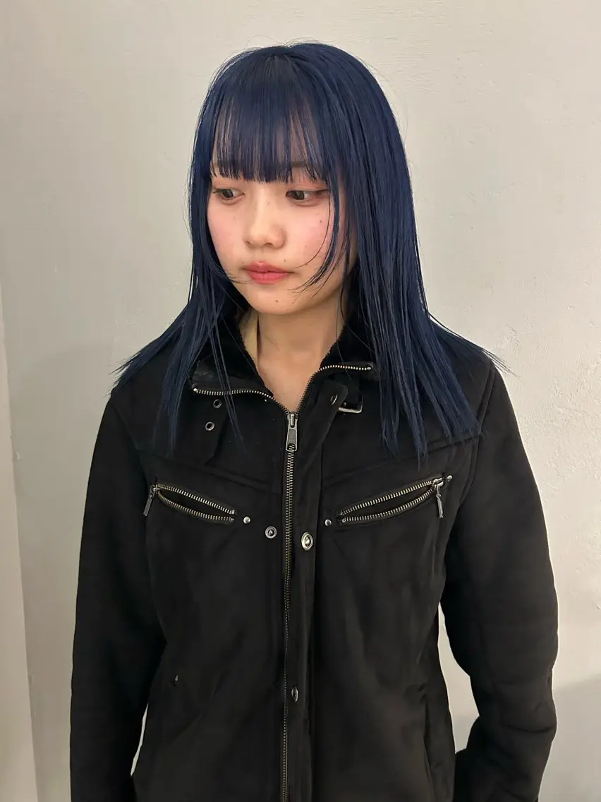 セミロング カラー ヘアカラー トリートメント ケアパーマ/ケアブリ ーチdaisukeのヘアスタイル