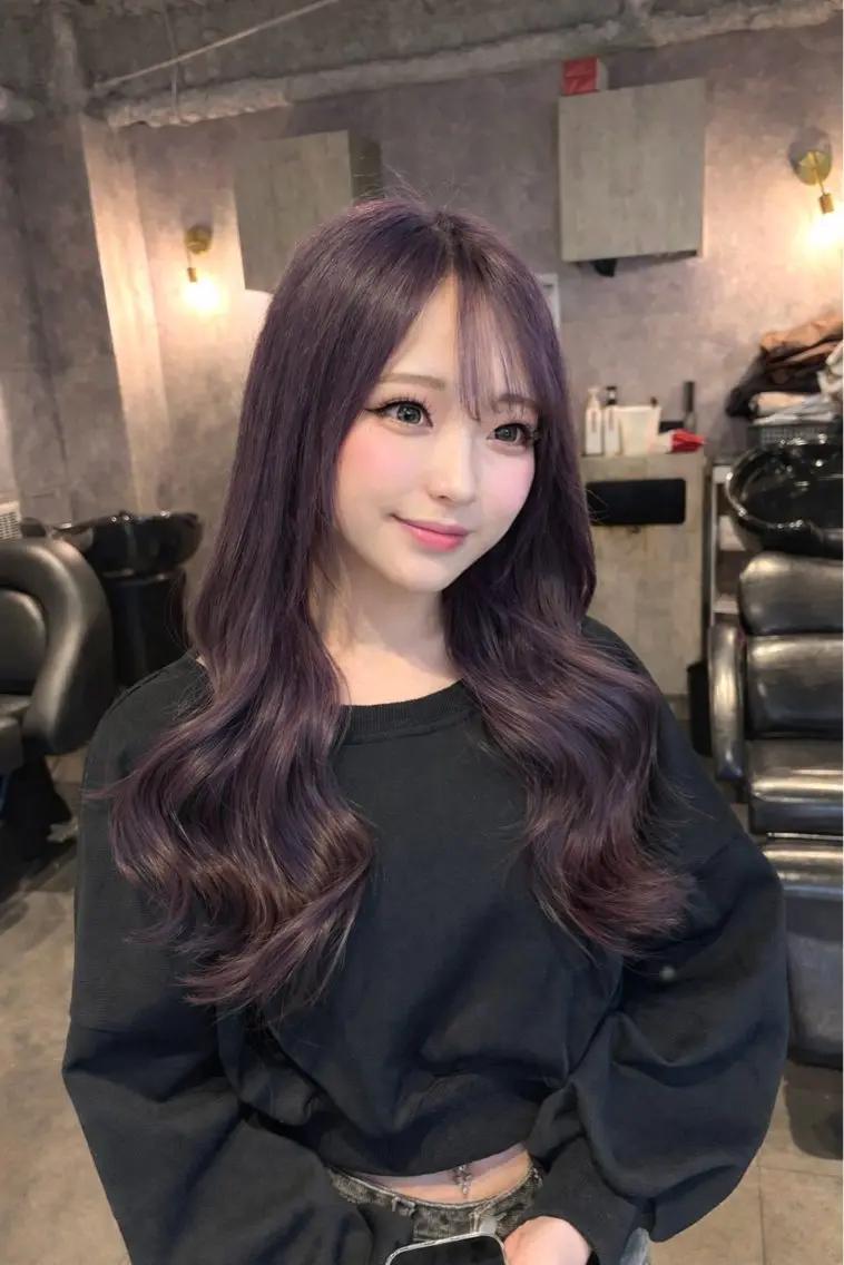 ロング カラー ヘアカラー トリートメント 🩶鈴木茉奈🩶艶髪 /透明感/暖色カラーのヘアスタイル