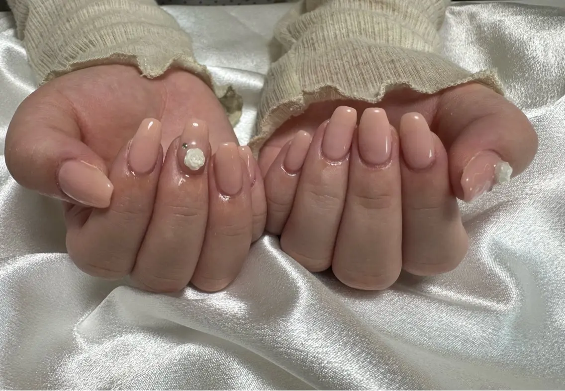 ネイル ワンカラーネイル Lile'a nailのネイルデザイン