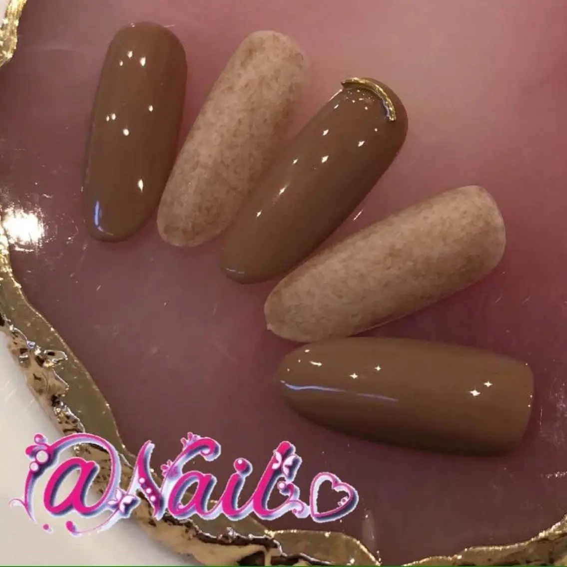 ネイル ネイルチップ 小尾 栞のネイルデザイン