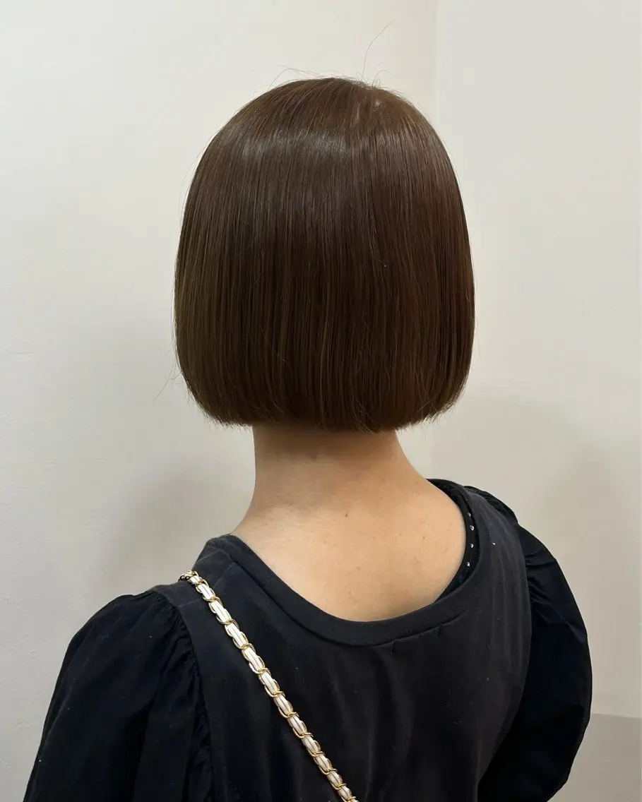 ショート カラー ボブレイヤー ブリーチ ブラウンカラー 透明感カラー デザインカラー ヘアカラー トリートメント sayuri /大阪・心斎橋美容師のヘアスタイル