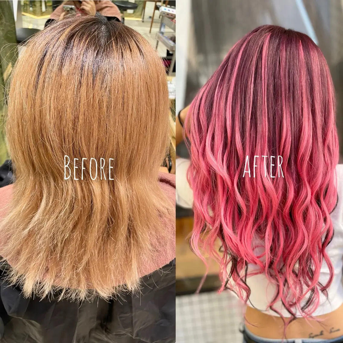 ロング シールエクステ エクステ カット ヘアカラー エクステ ❤️MASAKO❤️ 🌸🩷エクステ🩷のヘアスタイル