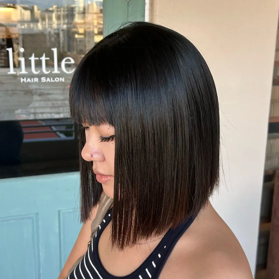 縮毛矯正 伊禮 沙耶のヘアスタイル