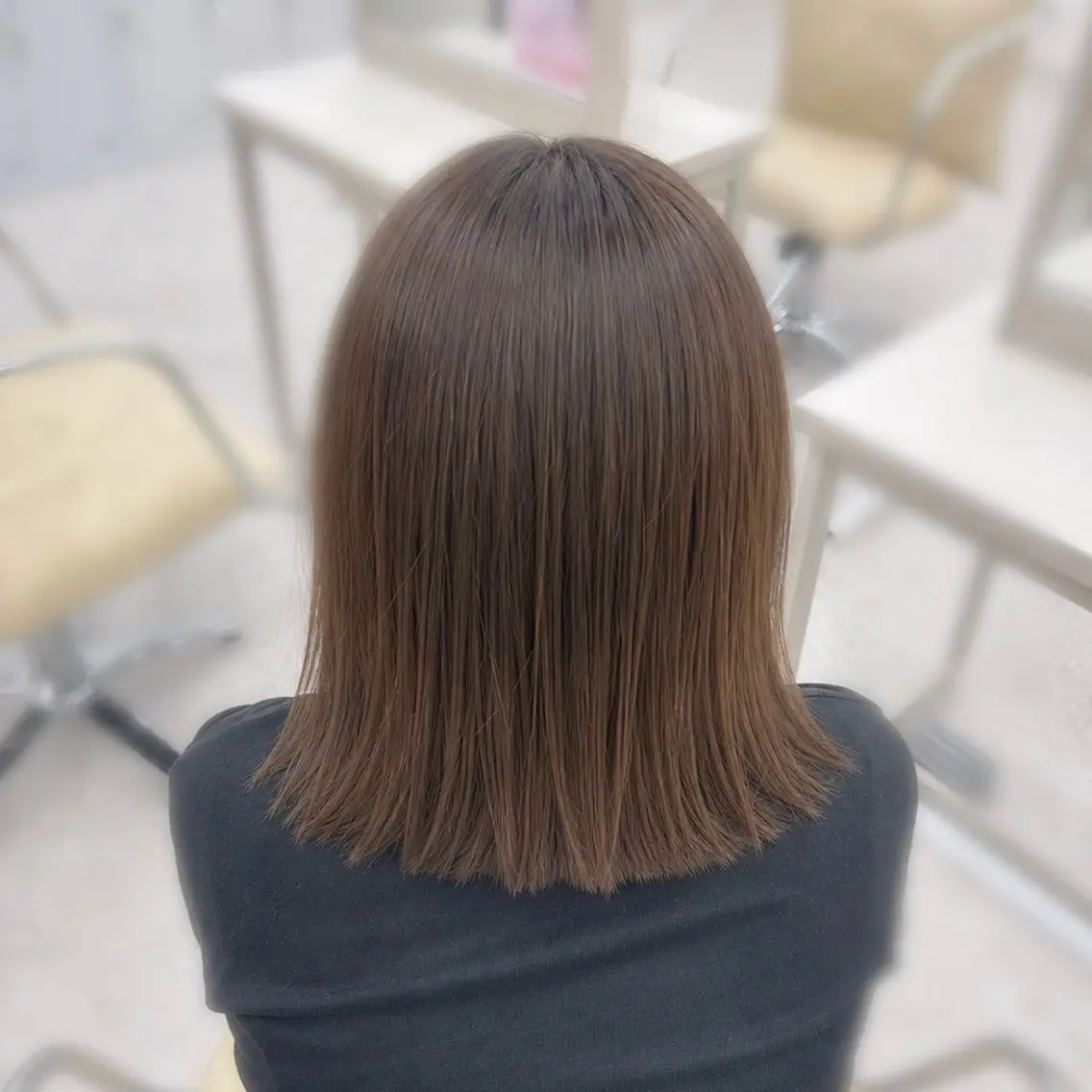ミディアム カラー ブラウンカラー ナチュラルブラウン ヘアカラー トリートメント coco_ mahiroのヘアスタイル