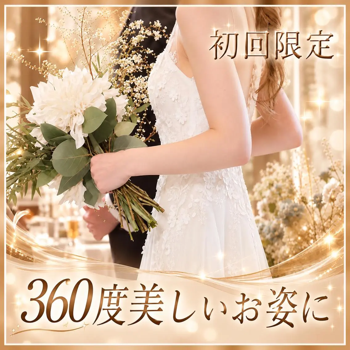 👰♀️ブライダル🕊️360度美しい花嫁へ◎二の腕背中ハミ肉集中撃退60分の写真