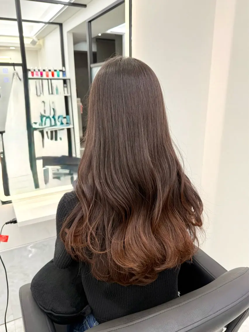ロング カット トリートメント miku 🍑髪質改善サロンのヘアスタイル