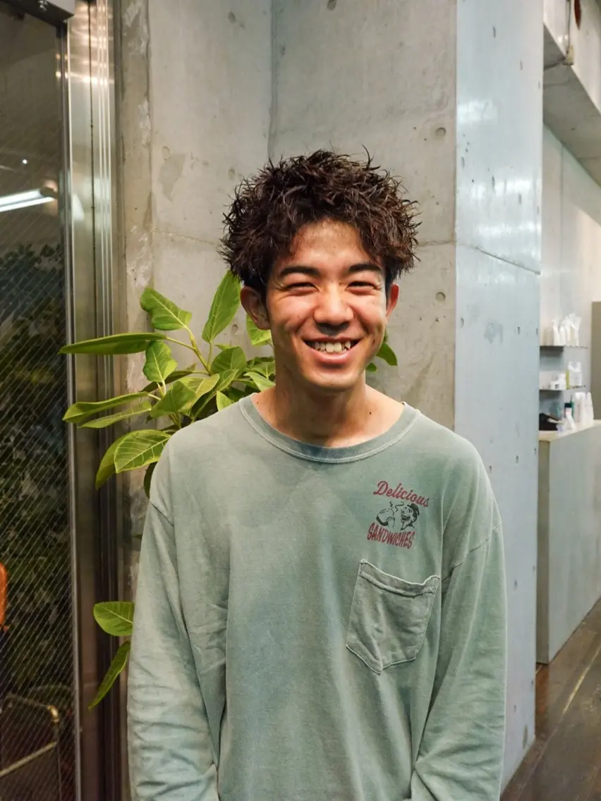 ショート パーマ メンズ メンズパーマ カット パーマ メンズ特化美容師 /たけしのヘアスタイル