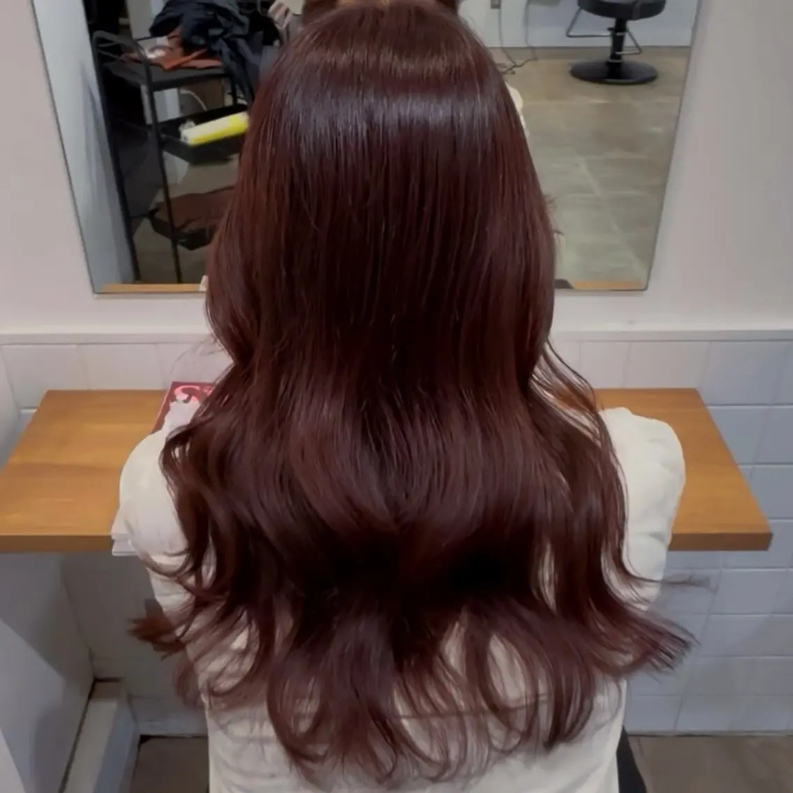 ロング カット ヘアカラー トリートメント 🫧 harunaのヘアスタイル