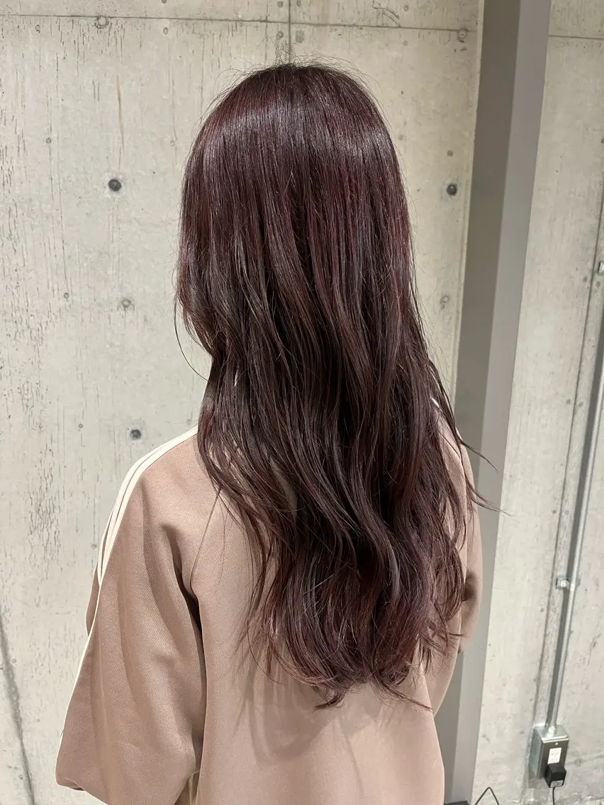ロング カラー ヘアアレンジ ヘアカラー トリートメント 🍀透明感カラー×垢 抜けボブ リクト💥のヘアスタイル