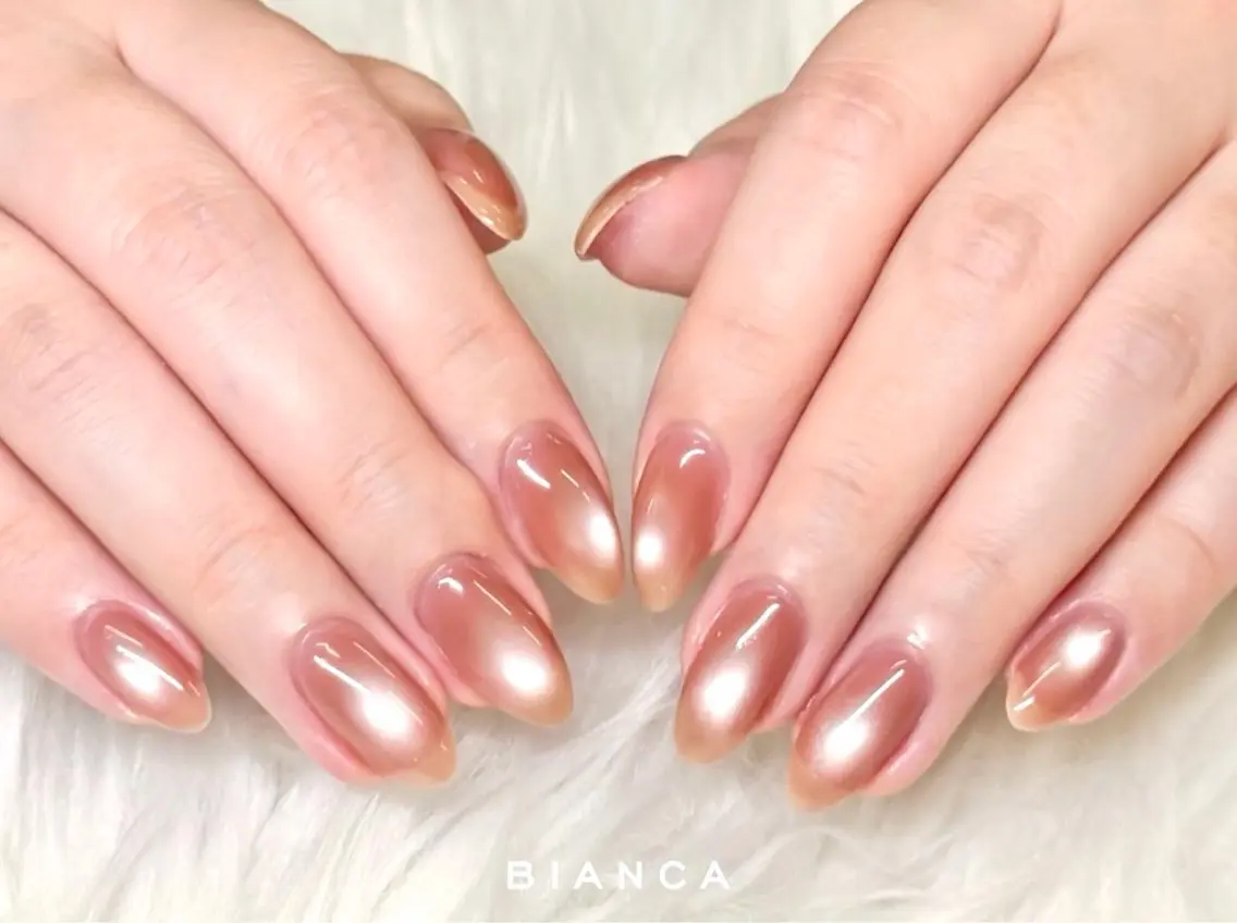 1日1名様限定🎀 【オフあり】ハンド💅マグネットワンカラー パラジェル変更可💖の写真