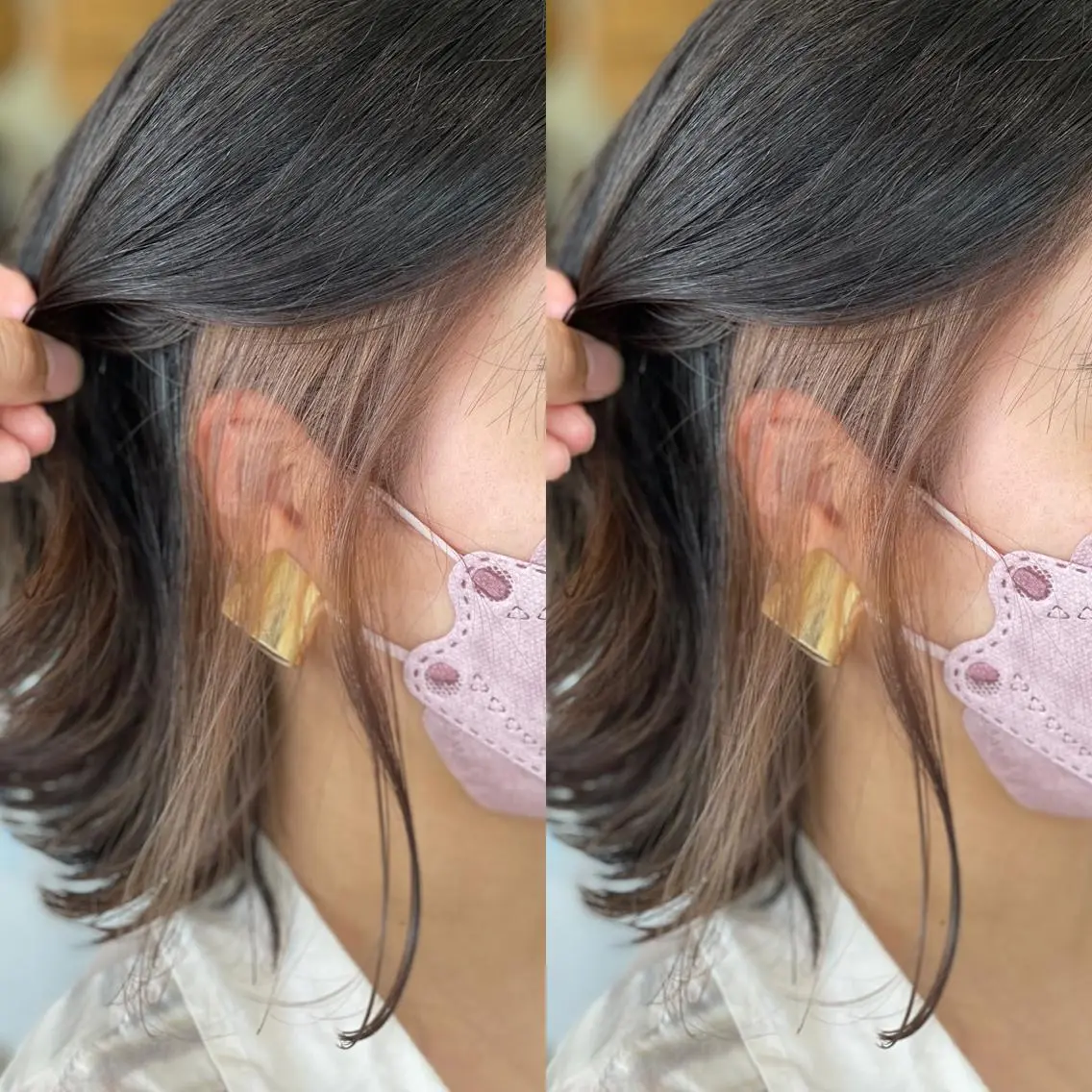 ミディアム Snaly カラー特化ページのヘアスタイル