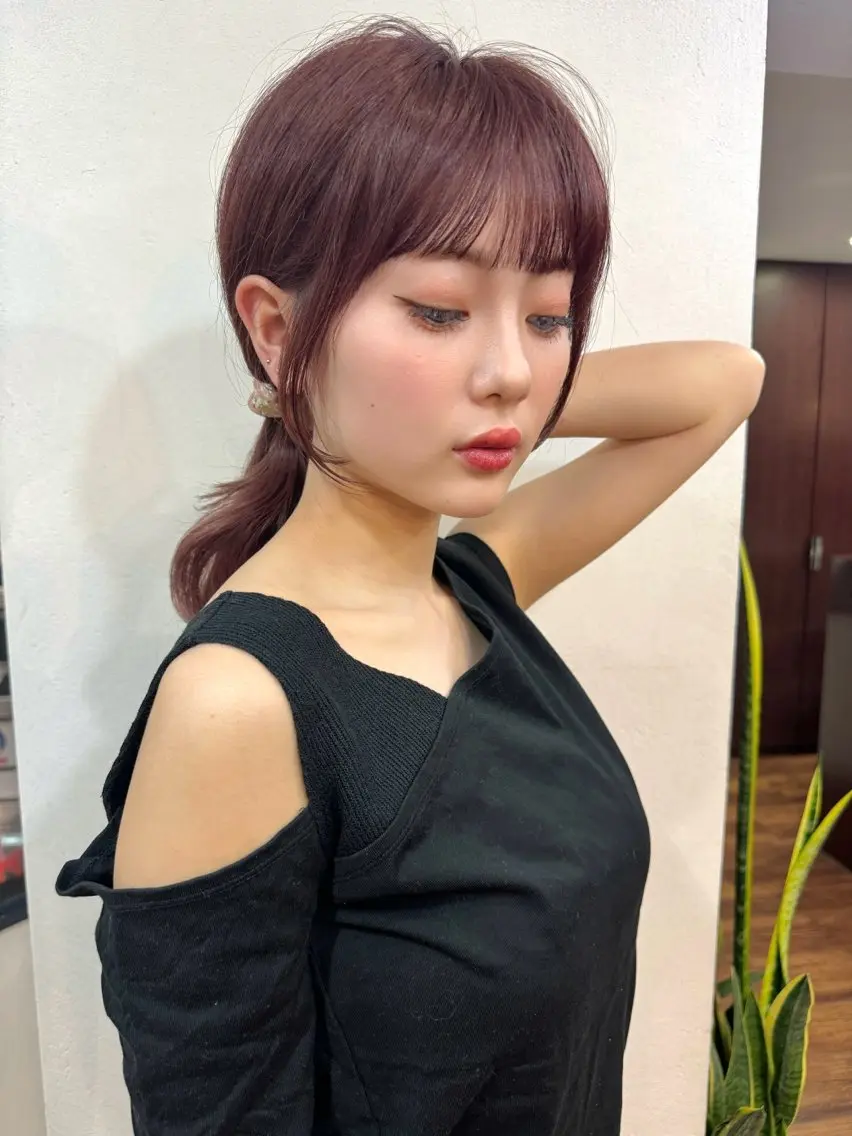 セミロング カラー 似合わせレイヤー 🇰🇷荒木洋文のヘアスタイル