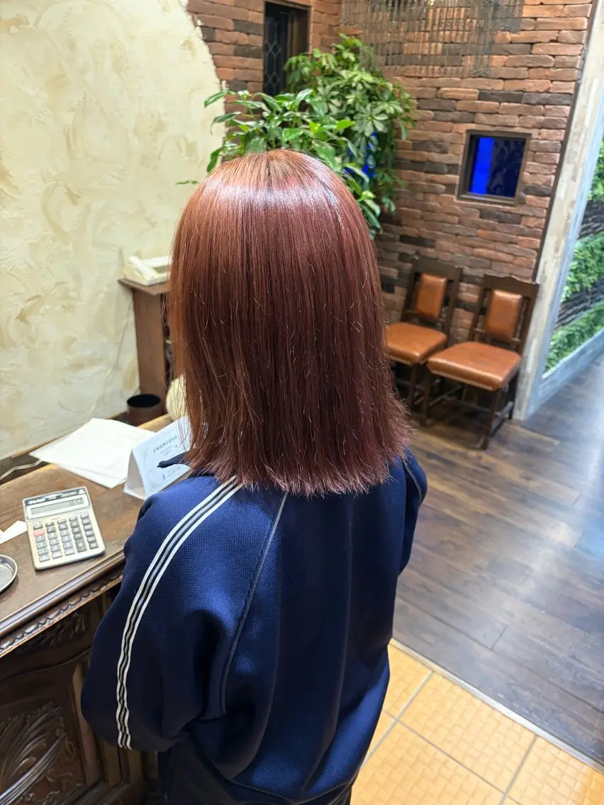 ミディアム ヘアカラー トリートメント 工藤 美胡のヘアスタイル