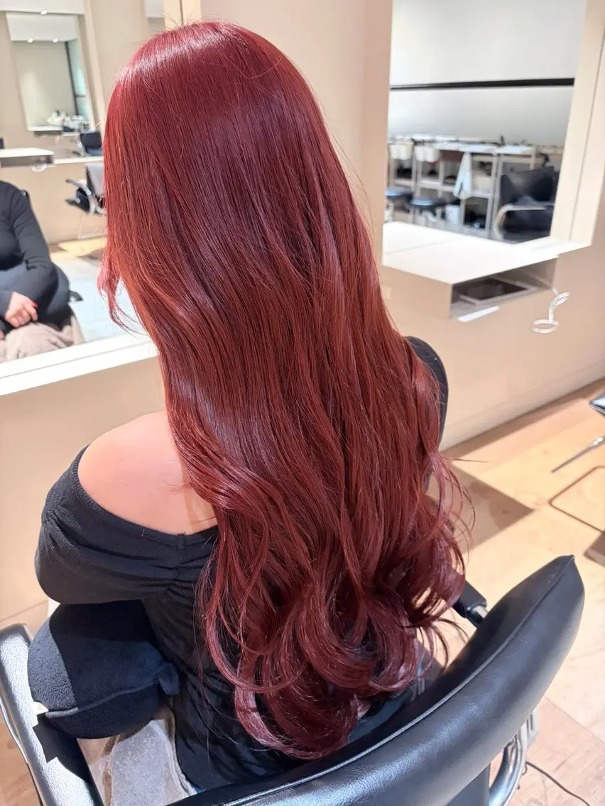 ロング カラー レイヤーカット Raykyoto烏丸 kahoのヘアスタイル