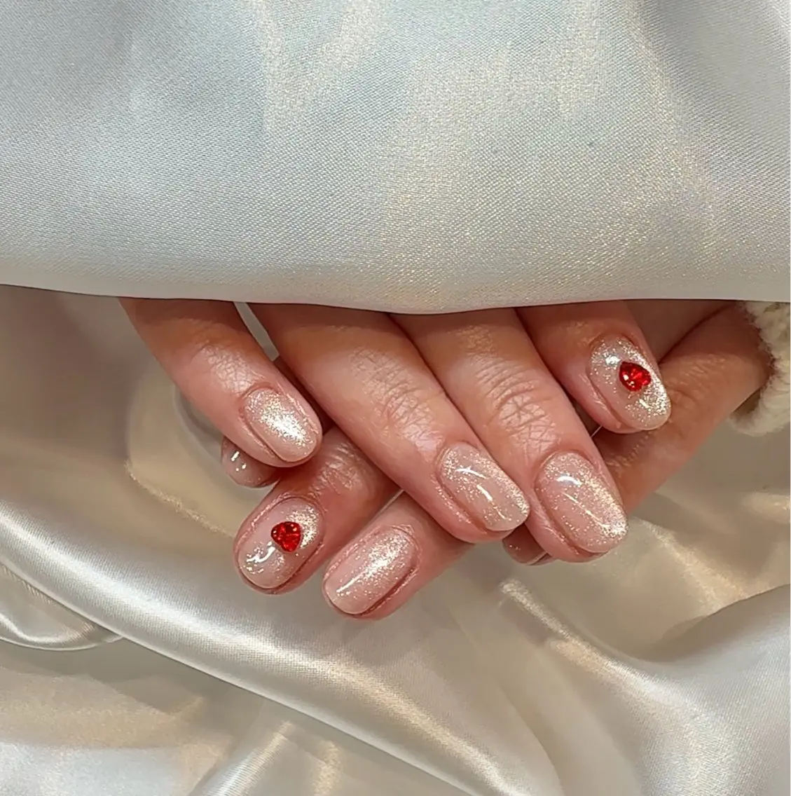 ネイル キラキラネイル マグネットネイル nail Latteのネイルデザイン