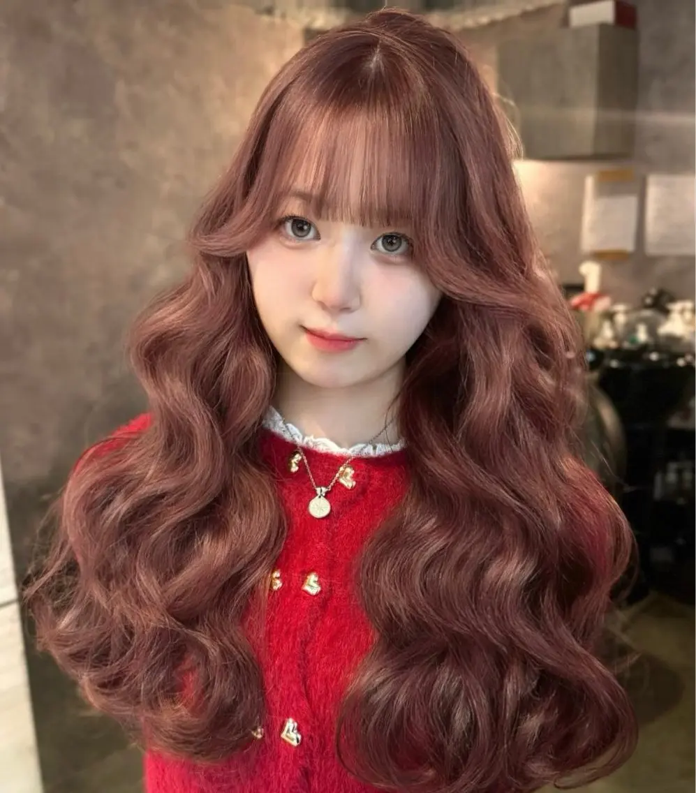 ロング カラー ベージュカラー ピンクカラー ピンクベージュ 🍒さき🍒大宮/ 艶カラー特化のヘアスタイル