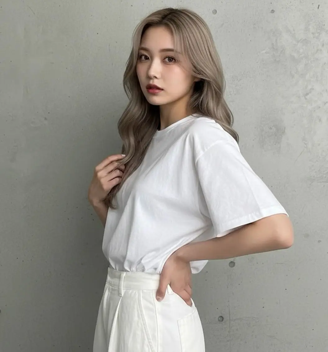 ロング カット ヘアカラー トリートメント 🌼U24 ヘアデザインラボのヘアスタイル