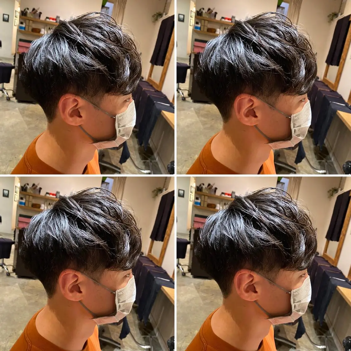 メンズ カット ヘアセット メンズパーマ特化 店長望月謙二郎のヘアスタイル