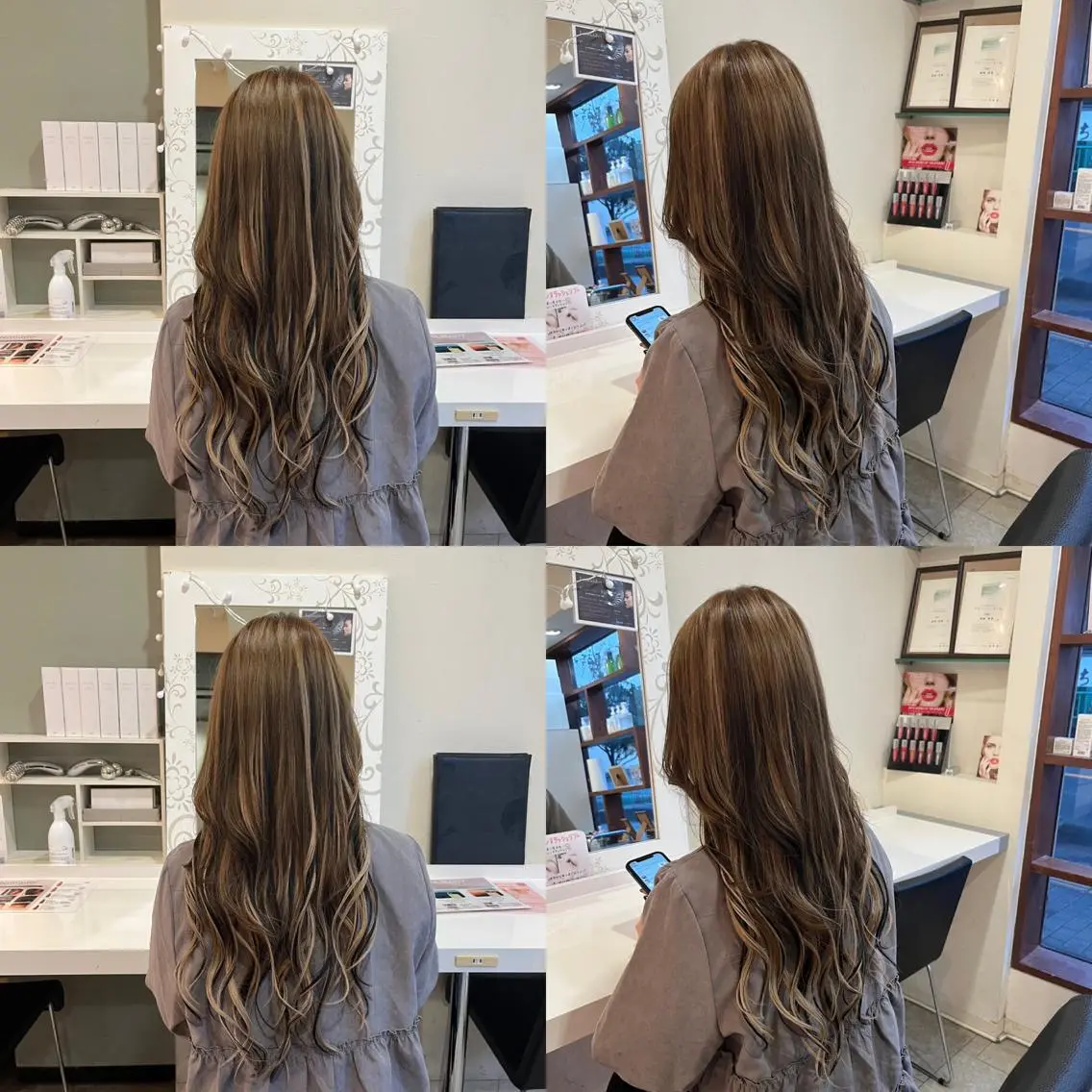 ロング ヘアアレンジ 髪質改善・縮毛矯正 特化・ユウシンのヘアスタイル