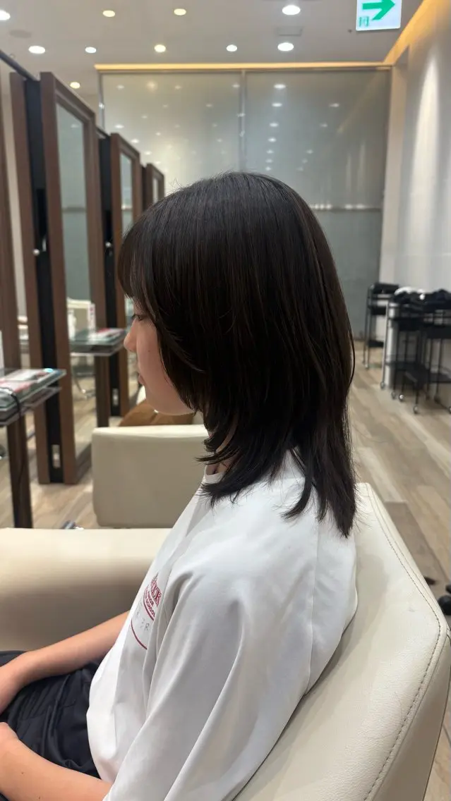 セミロング 鎌田 颯のヘアスタイル