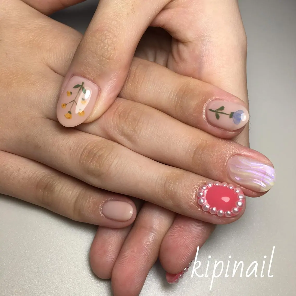 ネイル アートネイル ハンドネイル kipinail 川﨑えりかのネイルデザイン