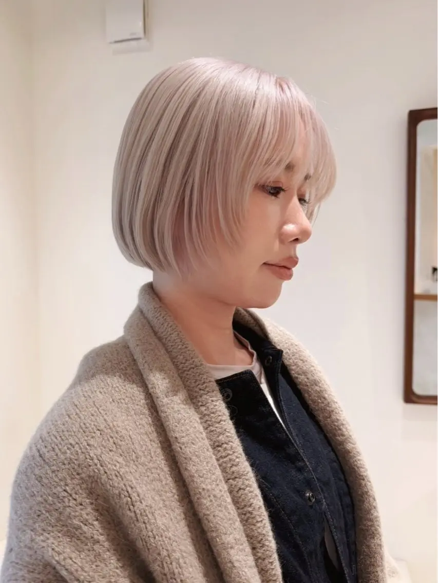 カット+ブリーチカラー+3step TRの写真