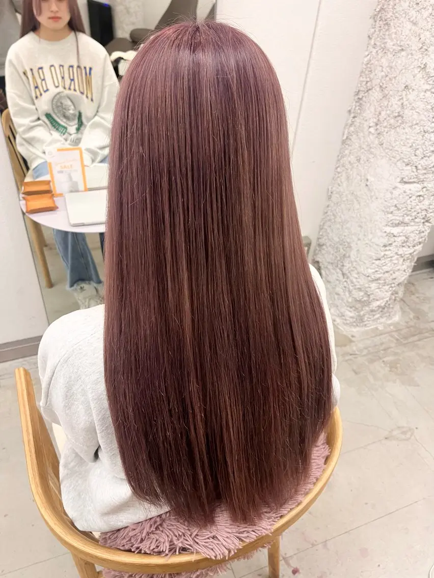 ロング カラー トリートメント 暖色カラー／ ヘアセット🌛櫻井舞のヘアスタイル