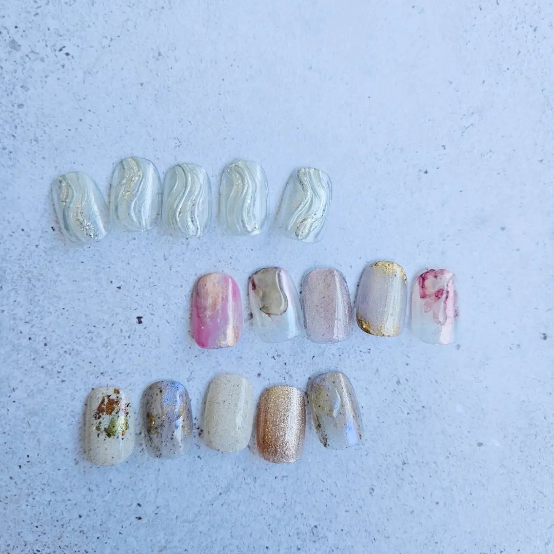 ネイル ジェルネイル マグネットネイル 持ち込み ニュアンスネイル パラジェル ハンドネイル Nailsalon manoのネイルデザイン