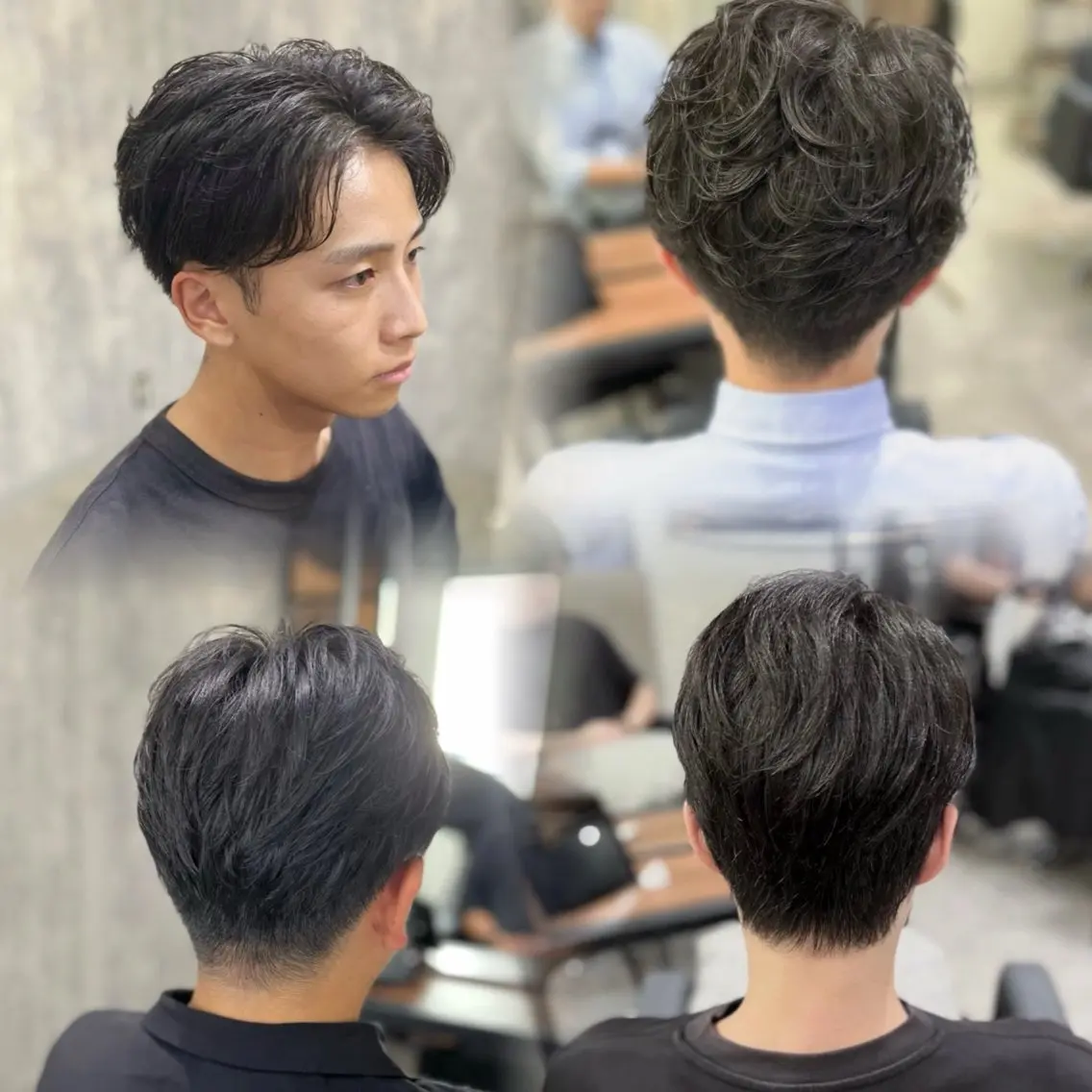 『✂️メンズ似合わせカット✂️』炭酸シャンプー/当日予約OK🙆♀️✨センターパート/シースルーマッシュの写真