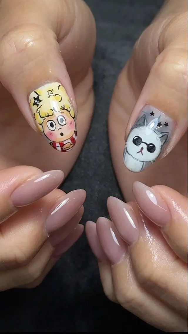 ネイル 持ち込み ワンホンネイル ハンドネイル AKIKO NAILのネイルデザイン