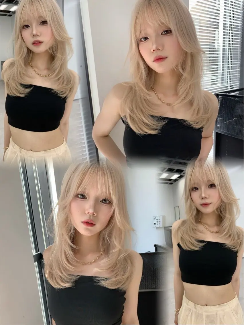 ミディアム カラー 及川 淳哉のヘアスタイル