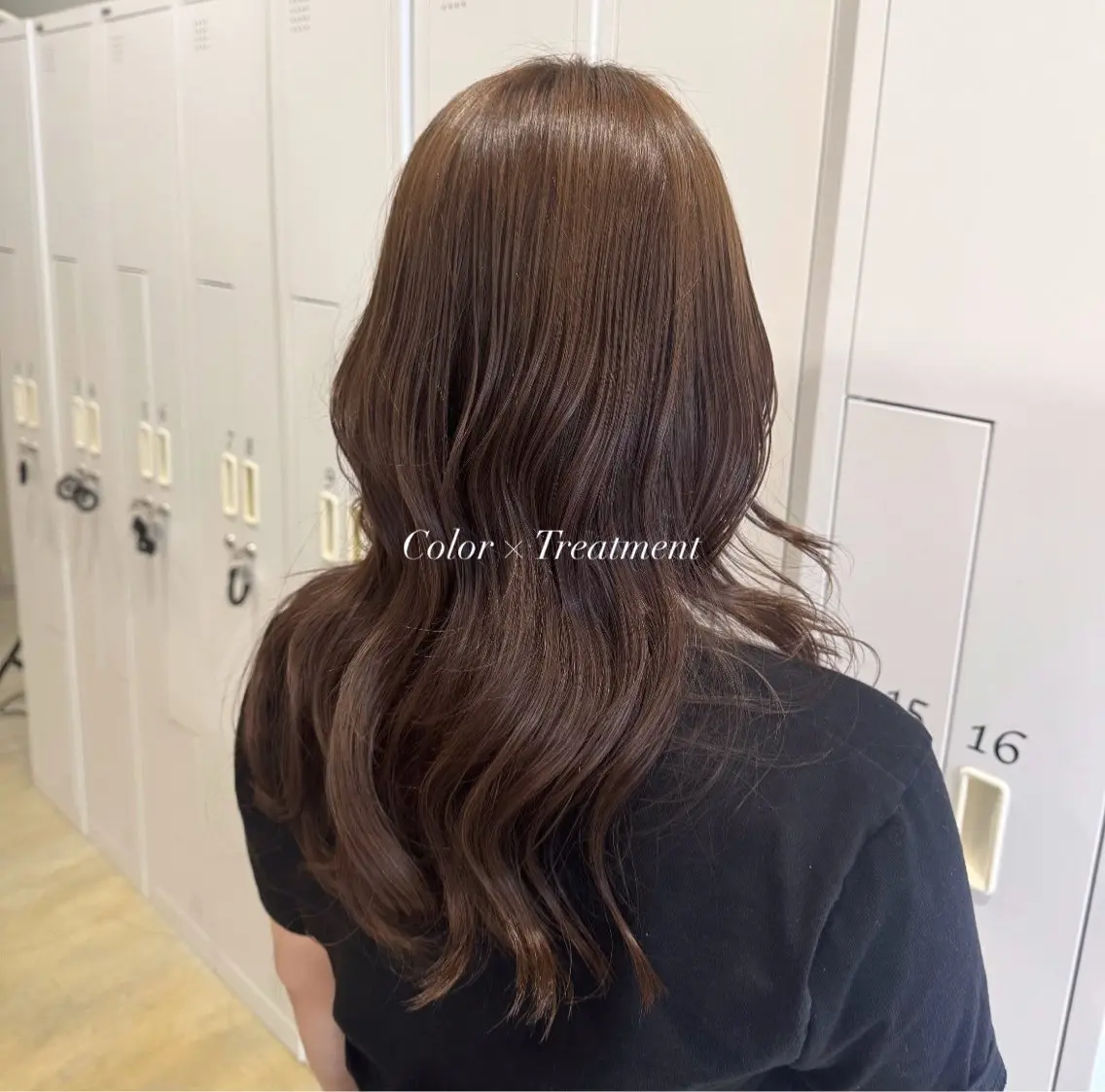ロング カラー 髪質改善 レイヤーカット トリートメント カット ヘアカラー カノエ下関熊野店 ／RANAのヘアスタイル