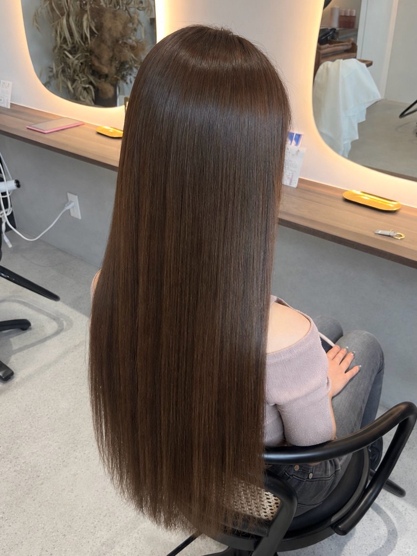 カラー ヘアカラー トリートメント 池谷 茉耶のヘアスタイル