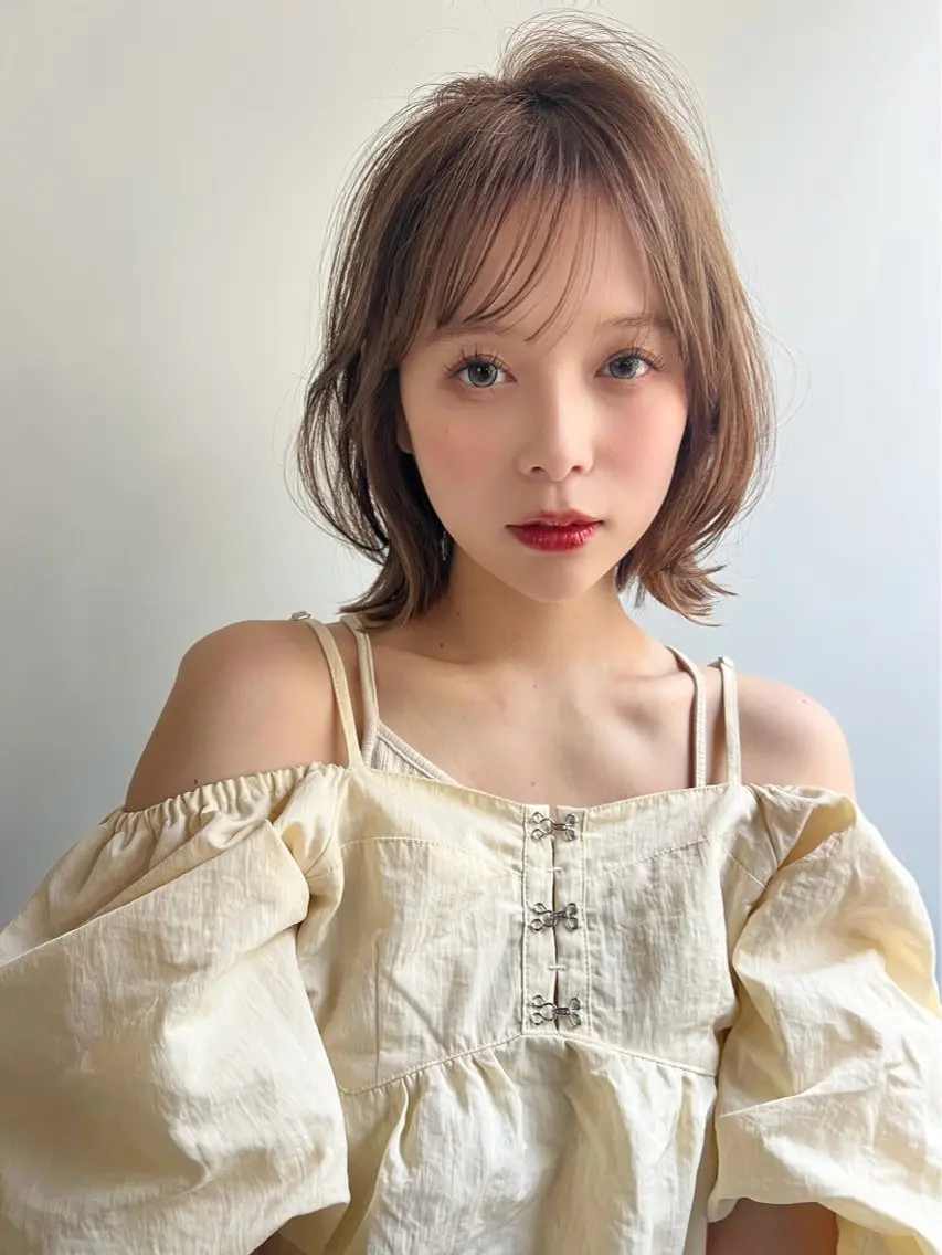 ショート カラー ハイライトカラー ボブ ハイライト レイヤーカット ✨🩷似合わせ🩷✨ ブリーチ🫰🏾前川のヘアスタイル