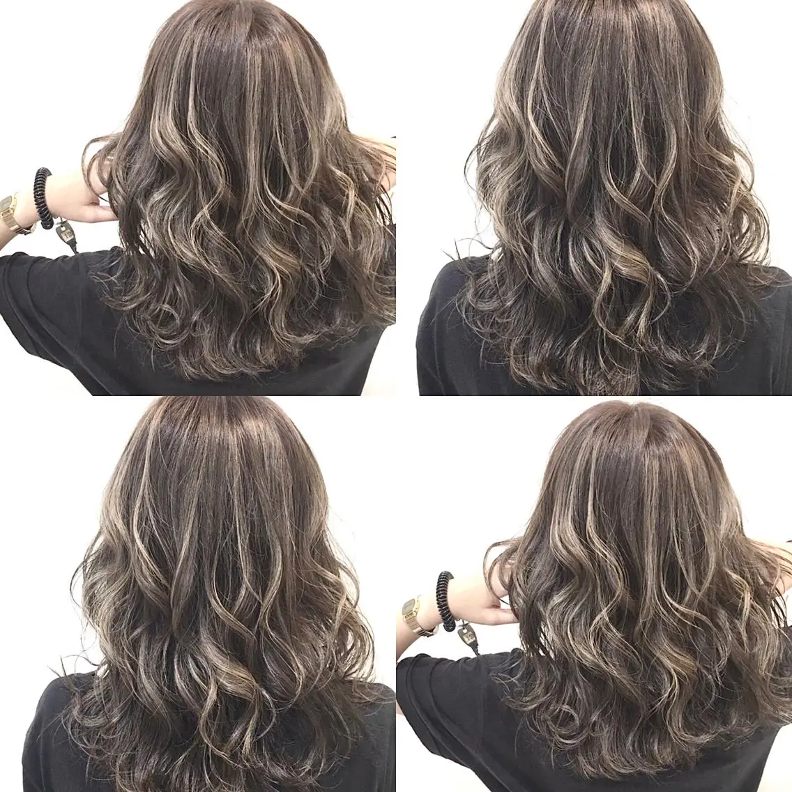 ロング カラー ハイライトカラー ハイライト ✨MiL✨ ✨心斎橋✨のヘアスタイル