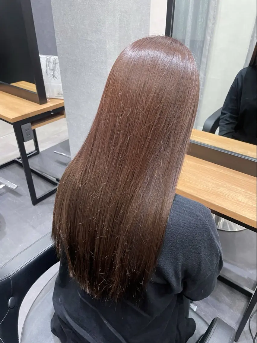 【当店オススメ！！】カットカラー"髪質改善ケアトリートメント"の写真