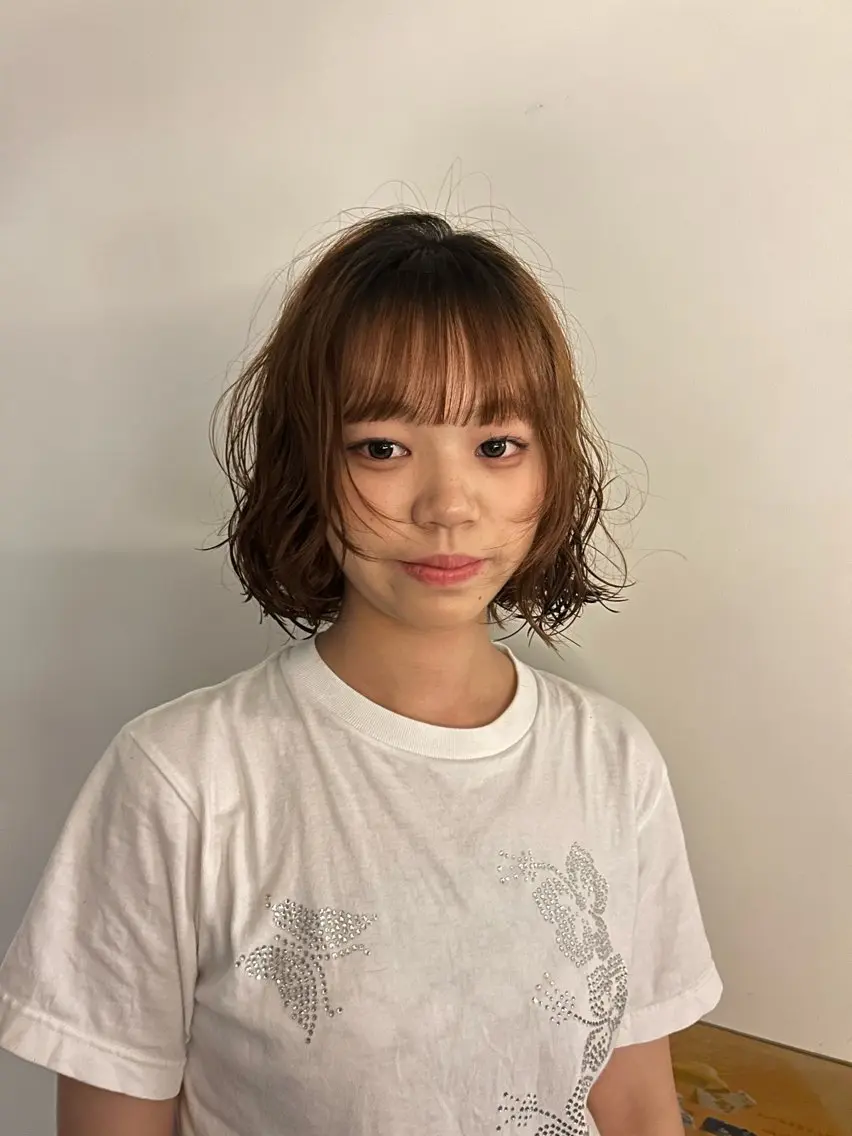 パーマ カット パーマ レイヤー✨パーマ 🌙 nanacoのヘアスタイル