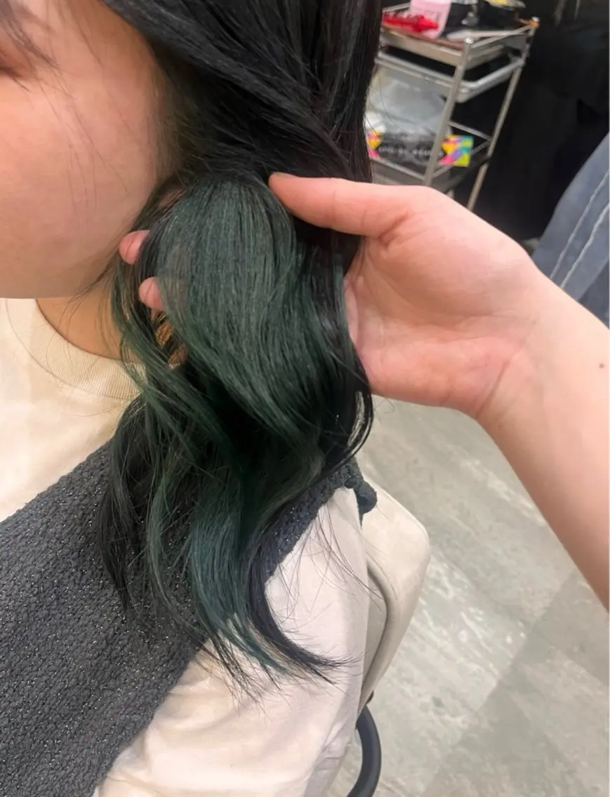 セミロング カラー ヘアカラー トリートメント haruhi/艶髪 ☀️透明感カラーのヘアスタイル