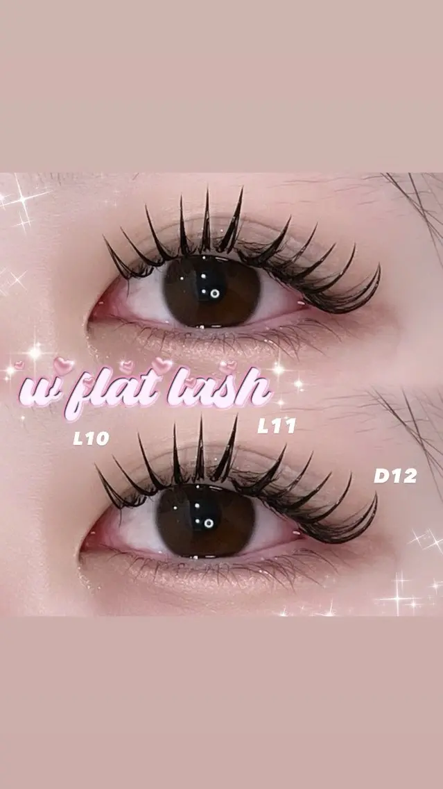 【当日限定】💗ダブルフラットラッシュ✳️→Lカール指定💗3ヶ月以内パーマの方NG⚠️お写真掲載okな方のみの写真