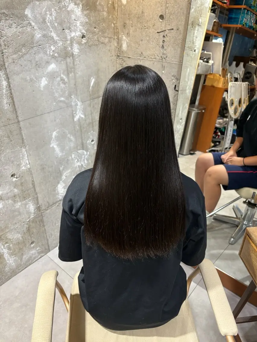 ミディアム 縮毛矯正 縮毛矯正 esse kotonoのヘアスタイル